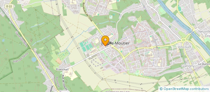 localisation de l'entreprise MONSIEUR JORDAN MORENO FREIRE  JOUY-LE-MOUTIER