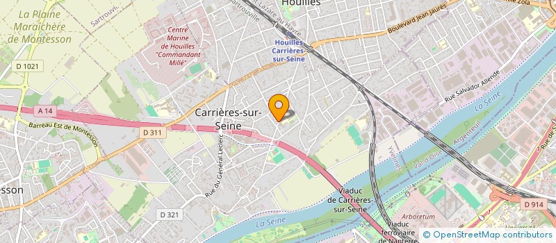 localisation de l'entreprise MONSIEUR JORDAN MORI  CARRIERES-SUR-SEINE