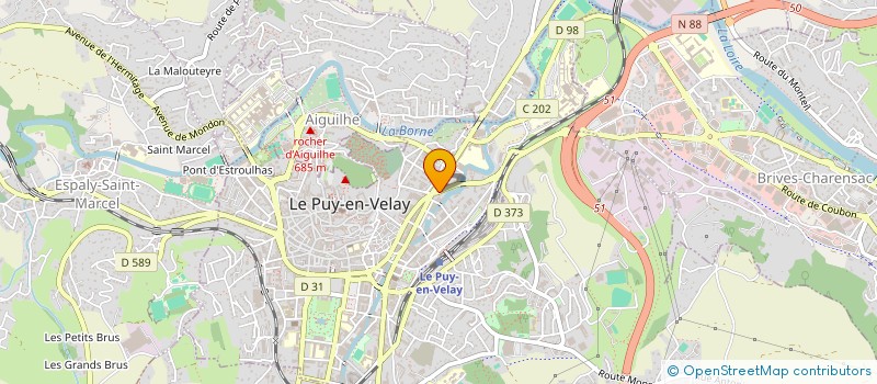 localisation de l'entreprise MONSIEUR JORDAN MORIN à LE PUY-EN-VELAY