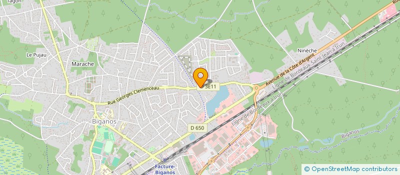 localisation de l'entreprise MONSIEUR JORDAN MORISSE  CESTAS