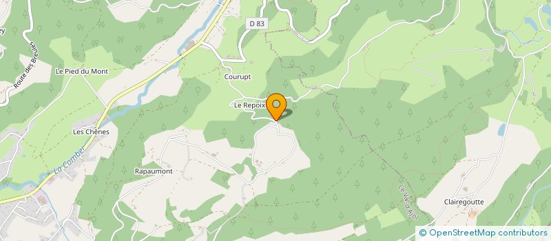 localisation de l'entreprise MONSIEUR JORDAN MOUGENOT  LE VAL-D'AJOL