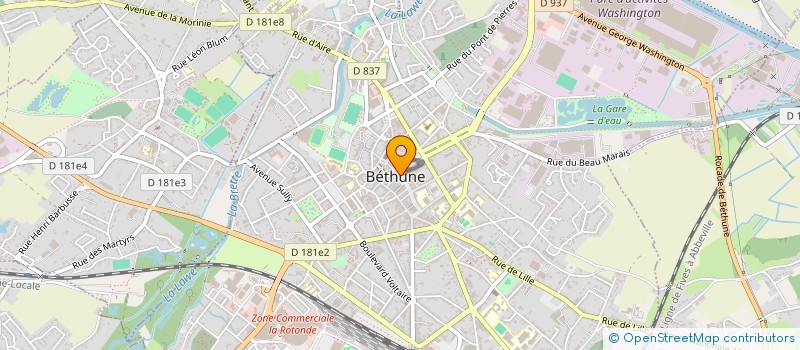 localisation de l'entreprise MONSIEUR JORDAN MOURMAND à BETHUNE