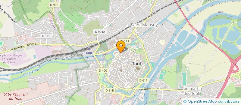 localisation de l'entreprise MONSIEUR JORDAN MROZINSKI  TOUL