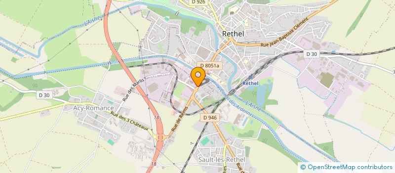 localisation de l'entreprise MONSIEUR JORDAN MUSART  SAULT-LES-RETHEL