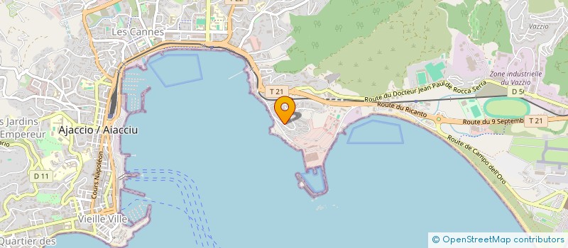 localisation de l'entreprise MONSIEUR JORDAN NARELLI à AJACCIO