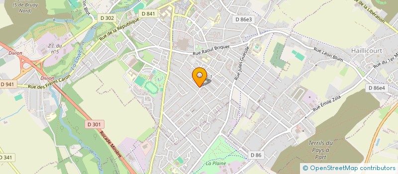 localisation de l'entreprise MONSIEUR JORDAN NICOLE  BRUAY-LA-BUISSIERE