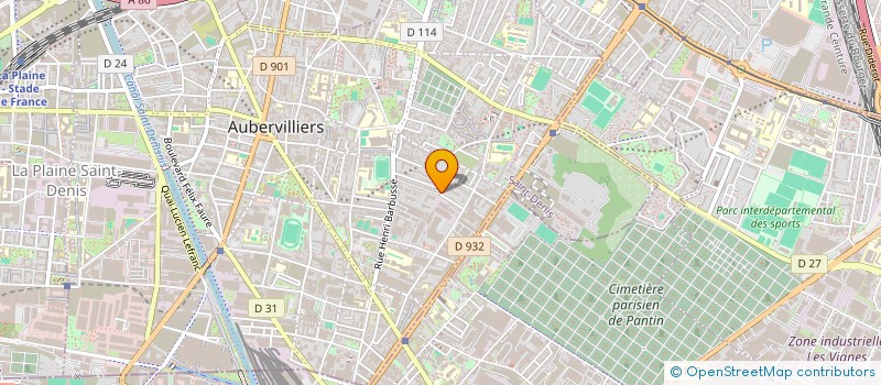 localisation de l'entreprise MONSIEUR JORDAN ORLEANS à AUBERVILLIERS