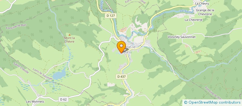 localisation de l'entreprise MONSIEUR JORDAN PAGET  FONCINE-LE-BAS