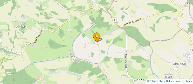 localisation de l'entreprise MONSIEUR JORDAN PAOLI  SENARENS