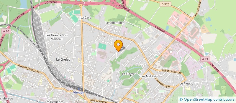 localisation de l'entreprise MONSIEUR JORDAN PASQUIER  VIERZON