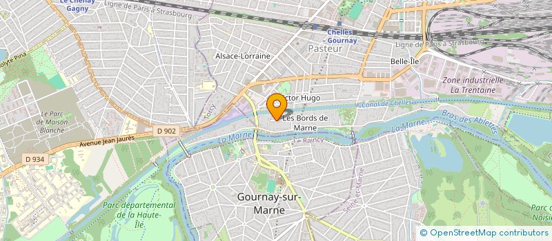 localisation de l'entreprise MONSIEUR JORDAN PAUL FELIX CROISIC  CHELLES