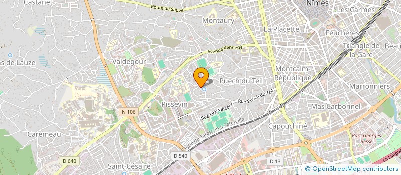 localisation de l'entreprise MONSIEUR JORDAN PAUL HENRI CURVALLE  NIMES