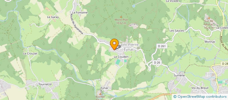 localisation de l'entreprise MONSIEUR JORDAN PERDOUX  SAINT-PIERRE-EYNAC