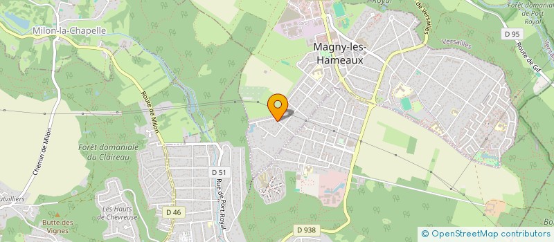 localisation de l'entreprise MONSIEUR JORDAN PEREIRA  MAGNY-LES-HAMEAUX