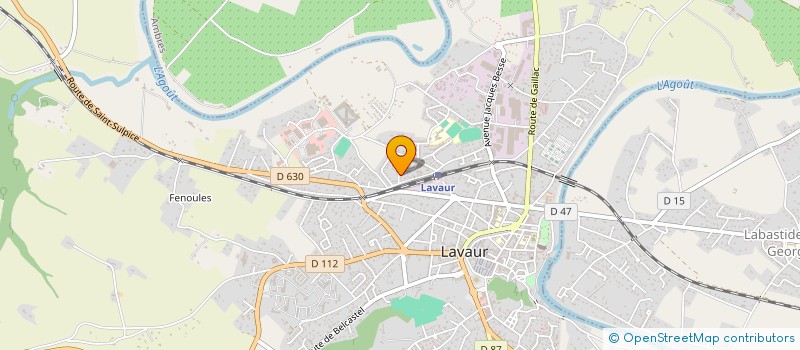 localisation de l'entreprise MONSIEUR JORDAN PERIAUT  LAVAUR