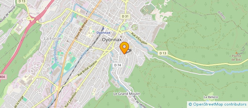 localisation de l'entreprise MONSIEUR JORDAN PERRIN à OYONNAX