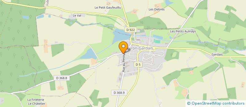 localisation de l'entreprise MONSIEUR JORDAN PETIT  THIRON-GARDAIS