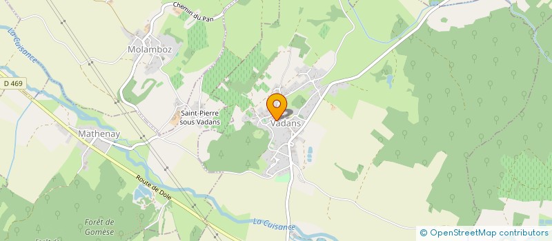 localisation de l'entreprise MONSIEUR JORDAN PETITHUGUENIN  VADANS