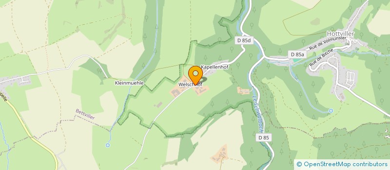 localisation de l'entreprise MONSIEUR JORDAN PETRIGNET  HOTTVILLER