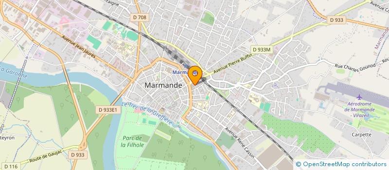 localisation de l'entreprise MONSIEUR JORDAN PEUCH  MARMANDE