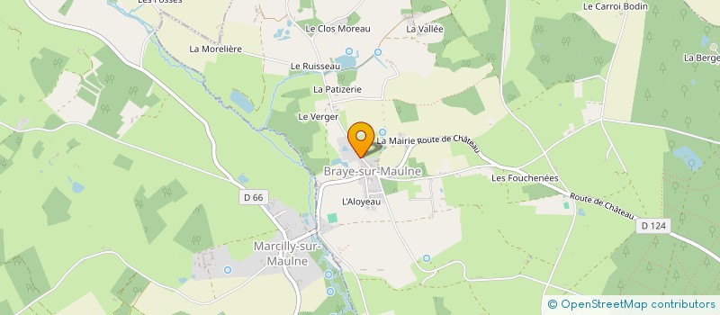 localisation de l'entreprise MONSIEUR JORDAN PEUCHET  BRAYE-SUR-MAULNE