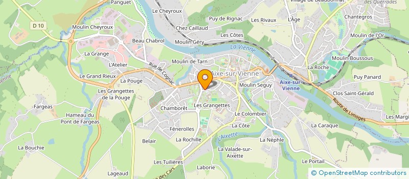 localisation de l'entreprise MONSIEUR JORDAN PFRIMMER  AIXE-SUR-VIENNE