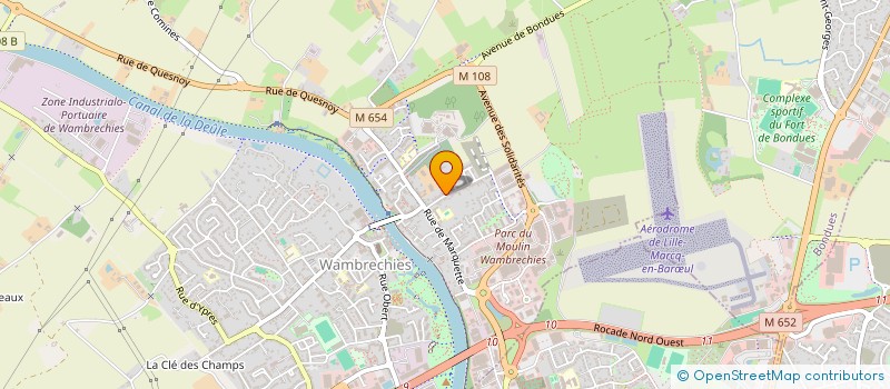 localisation de l'entreprise MONSIEUR JORDAN PICHON  WAMBRECHIES