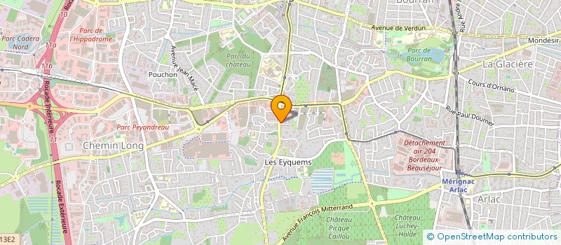 localisation de l'entreprise MONSIEUR JORDAN PILLET  MERIGNAC