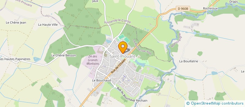 localisation de l'entreprise MONSIEUR JORDAN PINEAU  SAINT-LAURENT-SUR-SEVRE