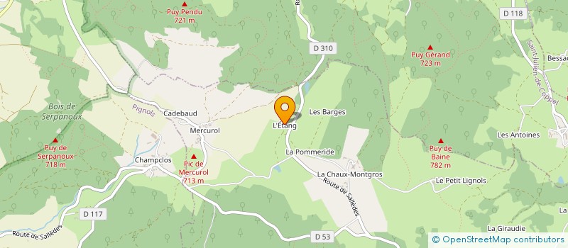 localisation de l'entreprise MONSIEUR JORDAN PISTER  VIC-LE-COMTE