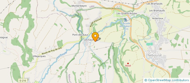 localisation de l'entreprise MONSIEUR JORDAN PLANCHAT  NEBOUZAT