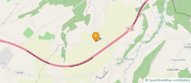 localisation de l'entreprise MONSIEUR JORDAN POIDEVIN  FORT-MOVILLE