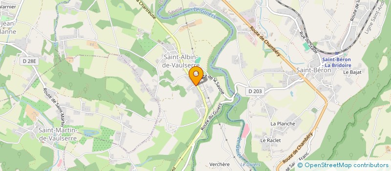 localisation de l'entreprise MONSIEUR JORDAN PROT  SAINT-ALBIN-DE-VAULSERRE
