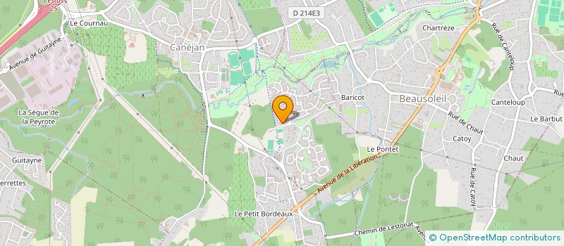 localisation de l'entreprise MONSIEUR JORDAN PROTAT  CANEJAN