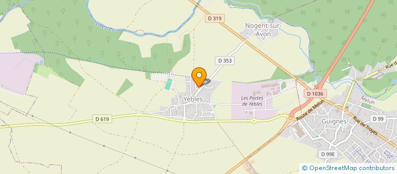 localisation de l'entreprise MONSIEUR JORDAN PROTIN  YEBLES