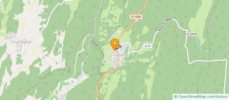 localisation de l'entreprise MONSIEUR JORDAN PROTON  LABALME