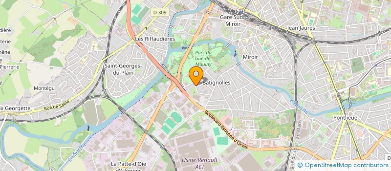 localisation de l'entreprise MONSIEUR JORDAN PROUST  LE MANS