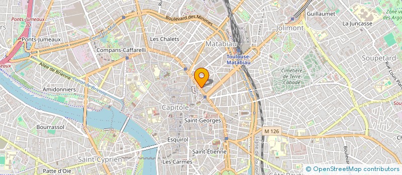 localisation de l'entreprise MONSIEUR JORDAN PUISSANT  TOULOUSE