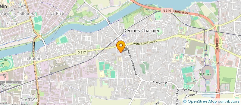 localisation de l'entreprise MONSIEUR JORDAN PUYAUBERT  DECINES-CHARPIEU