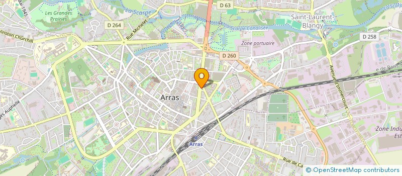localisation de l'entreprise MONSIEUR JORDAN QUERTAINMONT à ARRAS
