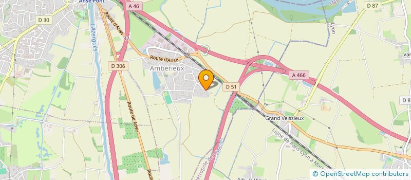 localisation de l'entreprise MONSIEUR JORDAN RAPOUD  AMBERIEUX