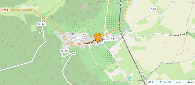 localisation de l'entreprise MONSIEUR JORDAN RAVAILLER  BLENOD-LES-TOUL