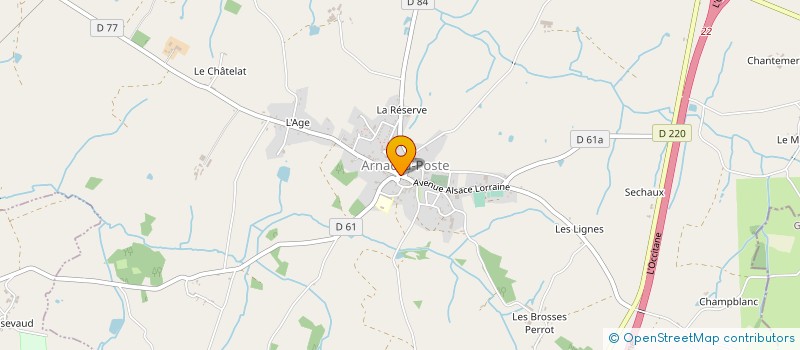 localisation de l'entreprise MONSIEUR JORDAN RAWLIN à ARNAC-LA-POSTE