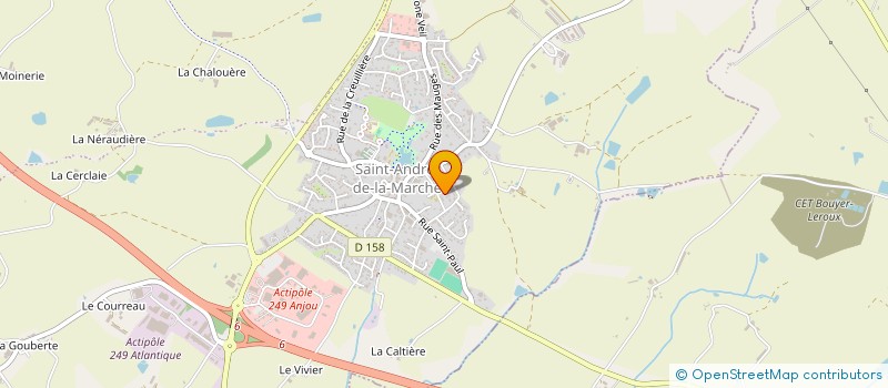 localisation de l'entreprise MONSIEUR JORDAN RECOQUILLON  SEVREMOINE