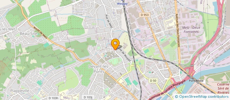 localisation de l'entreprise MONSIEUR JORDAN REITER  METZ