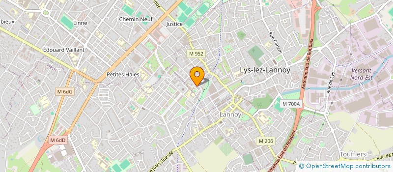 localisation de l'entreprise MONSIEUR JORDAN REKIK  LYS-LEZ-LANNOY