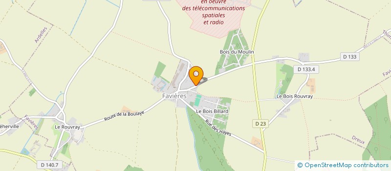 localisation de l'entreprise MONSIEUR JORDAN RENARD à FAVIERES