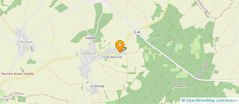 localisation de l'entreprise MONSIEUR JORDAN RENAULD à AUSSAC-VADALLE