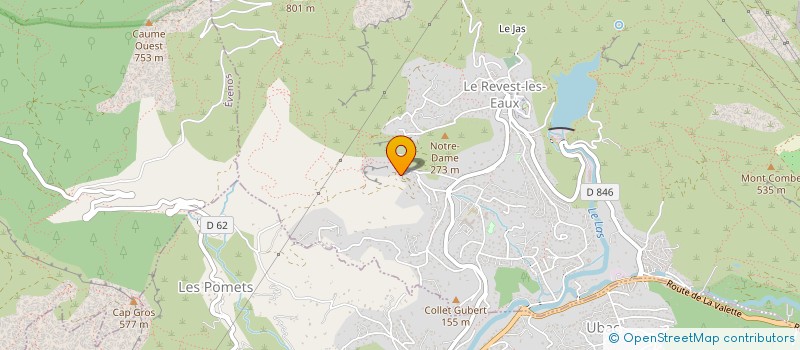 localisation de l'entreprise MONSIEUR JORDAN RENUCCI  LE REVEST-LES-EAUX