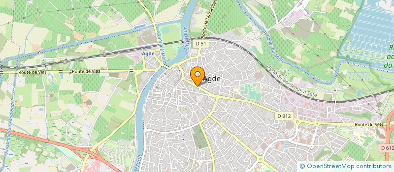 localisation de l'entreprise MONSIEUR JORDAN REY  AGDE